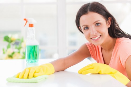 Local Airbnb cleaning service preparing a guest-ready property in Hounslow