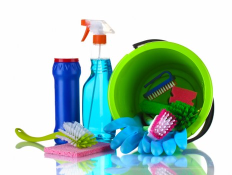 Professional cleaners working in a Hounslow home interior