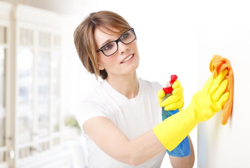 Local cleaning professionals maintaining a commercial space in Hounslow