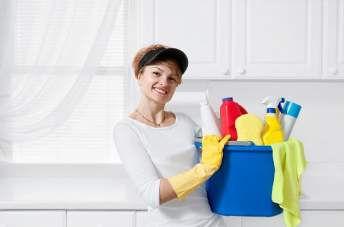 Dust removal and post-construction cleaning in a Hounslow home