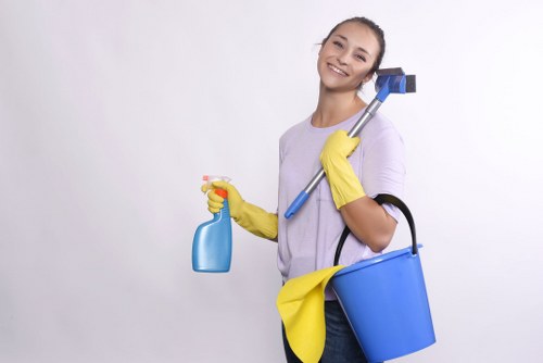 Local cleaner planning a recurring cleaning visit