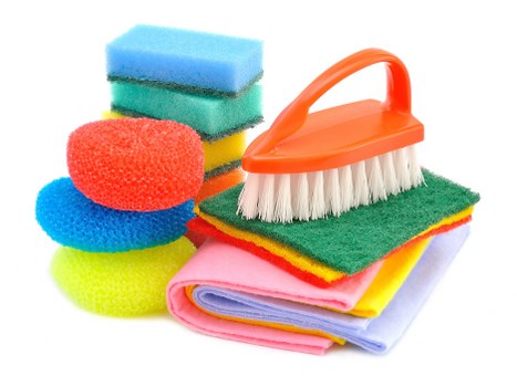 Local cleaners working in a flat as part of a one off cleaning visit