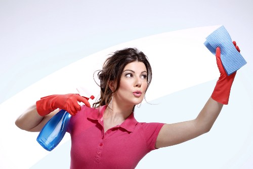 Local cleaning service maintaining an office space in Hounslow